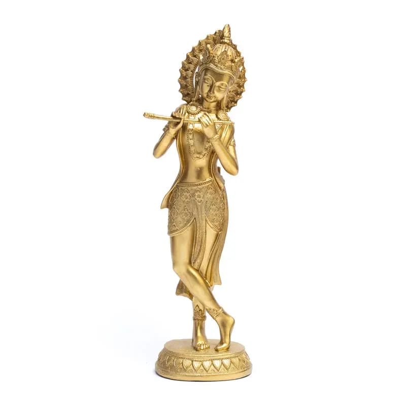 Άγαλμα Krishna-Θεός της Αγάπης και της Δύναμης. Υλικο:Πολυρεσίνη. Διαστάσεις : 37 x 10 x 8,5 cm Βάρος: 950 g - mykarma.gr
