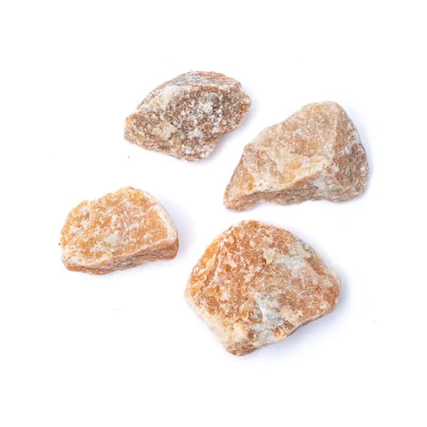 Φυσικό ορυκτό πέτρωμα-Πορτοκαλί Ασβεστίτη (Orange calcite) με ενεργειακή δύναμη που συμβάλλει στην «Αναζωογόνηση & Καθαρισμός»-ακατέργαστες πέτρες.Βάρος: 800 g - mykarma.gr