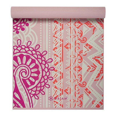 Gaiam  Στρώμα Yoga Bohemian Rose.Διαστάσεις: Μήκος: 173 εκ Πλάτος: 61 εκ Πάχος: 4 mm - mykarma.gr