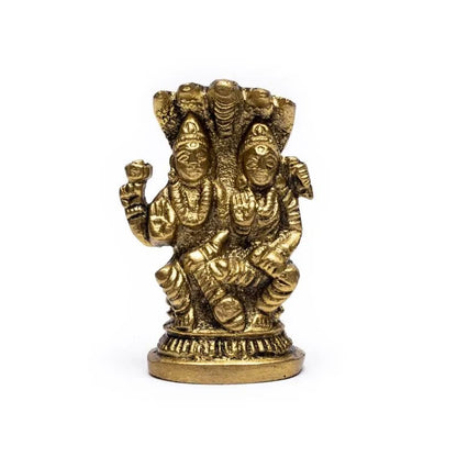 Ινδουιστικό Μικρό Άγαλμα Thursday Lord Vishnu - φέρνει τύχη για όσους έχουν γεννηθεί την Πέμπτη - ορείχαλκος.Διαστάσεις: 5,5  x 3,5 cm - mykarma.gr