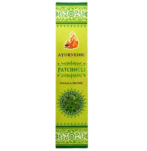 Αρωματικό Στικ Ayurvedic Masala Patchouli  10 g  15 Στικ. Χρόνος καύσης: ± 60 λεπτά ανά Στικ - mykarma.gr