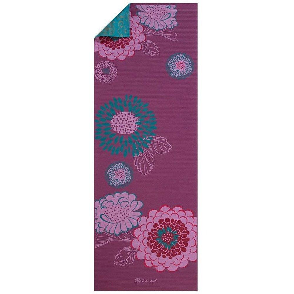Gaiam Premium Reversible Στρωμα Yoga Kiku- 2 Διαφορέτικα σχέδια στο ίδιο στρώμα(2 όψεις) Διαστάσεις: Μήκος: 173 εκ Πλάτος: 61 εκ Πάχος: 6 mm - mykarma.gr