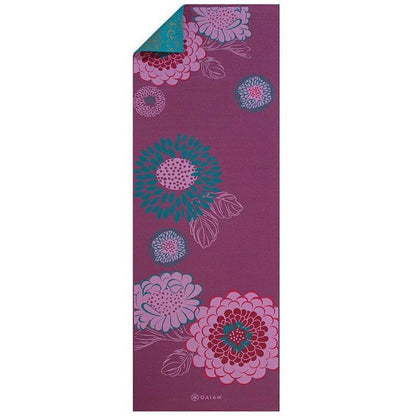 Gaiam Premium Reversible Στρωμα Yoga Kiku- 2 Διαφορέτικα σχέδια στο ίδιο στρώμα(2 όψεις) Διαστάσεις: Μήκος: 173 εκ Πλάτος: 61 εκ Πάχος: 6 mm - mykarma.gr