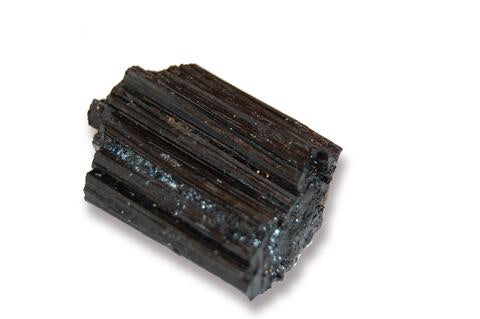 Φυσικό ορυκτό πέτρωμα -Μαύρη Τουρμαλίνη (Black Tourmaline) πέτρα τραχύ ακατέργαστη ΑΑ ποιότητα.  Βάρος: ± 830 g - mykarma.gr