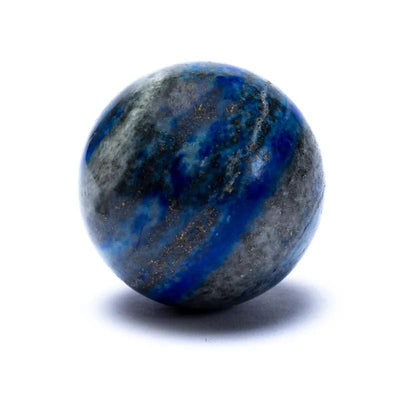 Σφαίρα Λάπις Λάζουλι (Lapis Lazuli) +Σταντ ΔΩΡΟ.Διαστάσεις 4 εκ. - mykarma.gr