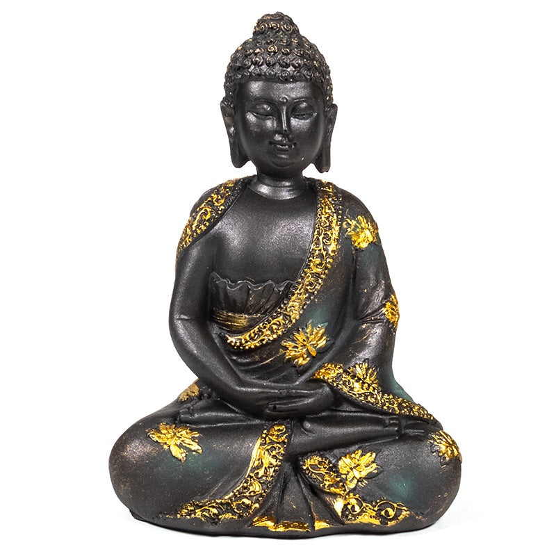 Βούδας στο Διαλογισμό , αντίκε φινίρισμα.   Βάρος: 230 g. Διαστάσεις: 15 × 11 × 6 εκ - mykarma.gr