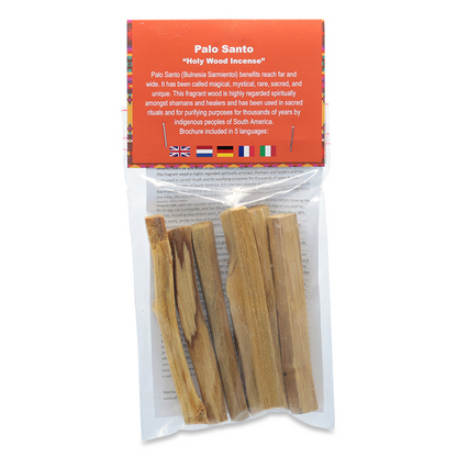 Αρωματικό φυσικό φυτικό θυμίαμα-Ξύλο Palo Santo .Βάρος ξύλου 40 g.Μέγεθος 10 cm. - mykarma.gr