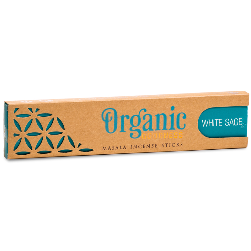 Organic Masala Στικ Φασκόμηλο (White Sage).Βάρος: 15 g. - mykarma.gr