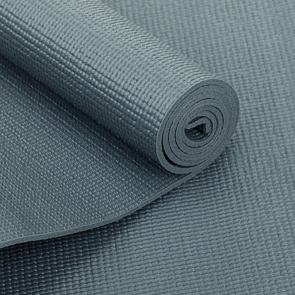 Bodhi Basic Asana yoga mat - Στρώμα γιόγκα για αρχάριους PVC Anthracite 183cmX60cmX4,5mm - mykarma.gr