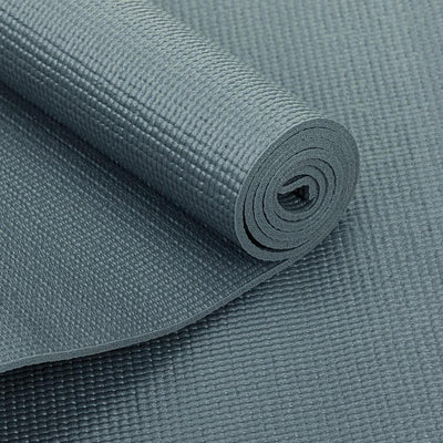 Bodhi Basic Asana yoga mat - Στρώμα γιόγκα για αρχάριους PVC Anthracite 183cmX60cmX4,5mm - mykarma.gr