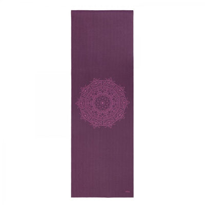 Bodhi στρώμα γιόγκα Leela με Mandala - aubergine 183 x 60 cm, 4.5 mm - mykarma.gr