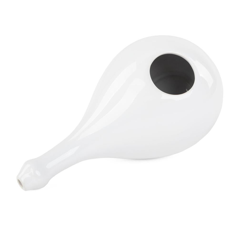 Κεραμικό Neti Pot λευκός  - 400ml - mykarma.gr