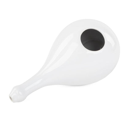 Κεραμικό Neti Pot λευκός  - 400ml - mykarma.gr