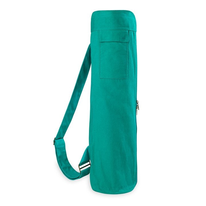 Gaiam Yoga Mat Bag Turquoise Sea- Υφασμάτινη τσάντα γιόγκα - τιρκουάζ/πράσινο  74 x 15 cm - mykarma.gr