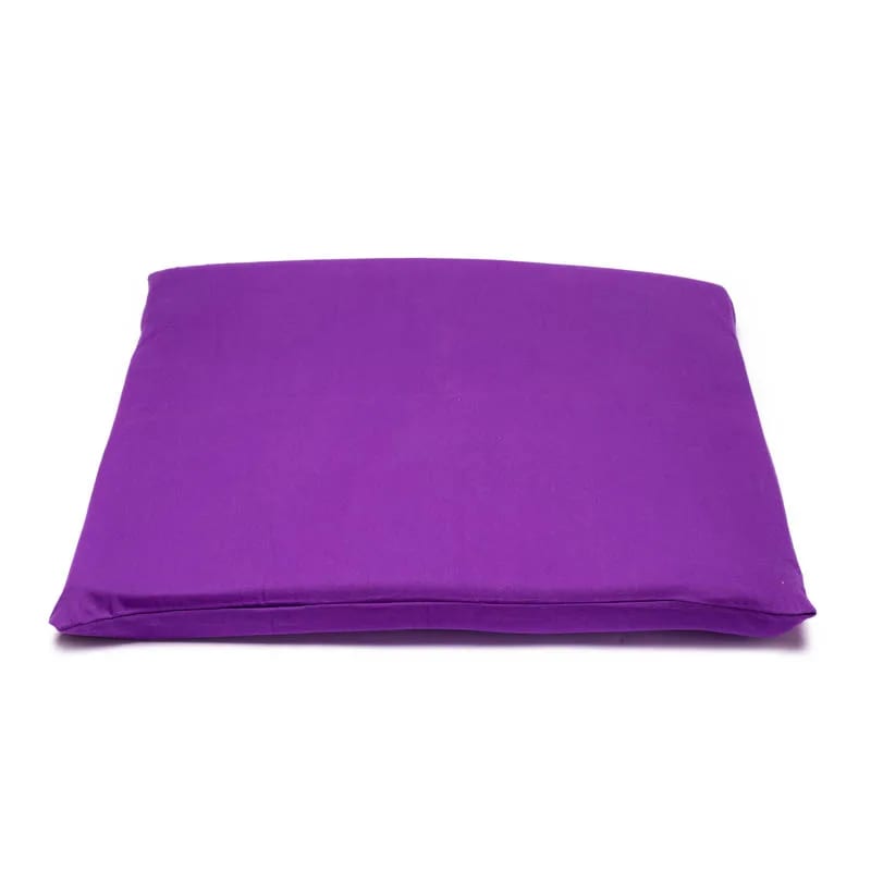 Meditation Mat Zabuton | Μαξιλάρι Διαλογισμού Zabuton 7o Chakra (γέμιση: αφρολέξ) -Violet.Διαστάσεις 65 x 65 x 5 cm - mykarma.gr