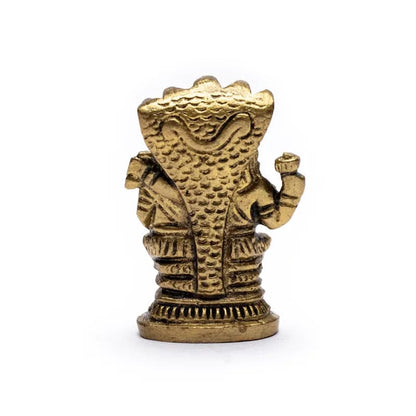 Ινδουιστικό Μικρό Άγαλμα Thursday Lord Vishnu - φέρνει τύχη για όσους έχουν γεννηθεί την Πέμπτη - ορείχαλκος.Διαστάσεις: 5,5  x 3,5 cm - mykarma.gr