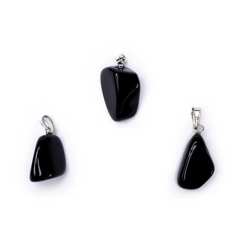 Κρεμαστό Μενταγιόν από Μαύρο Οψιδιανό (Black Obsidian).Διαστάσεις: 2 εκ.(Η συσκευασία περιέχει 1 τεμάχιο) - mykarma.gr