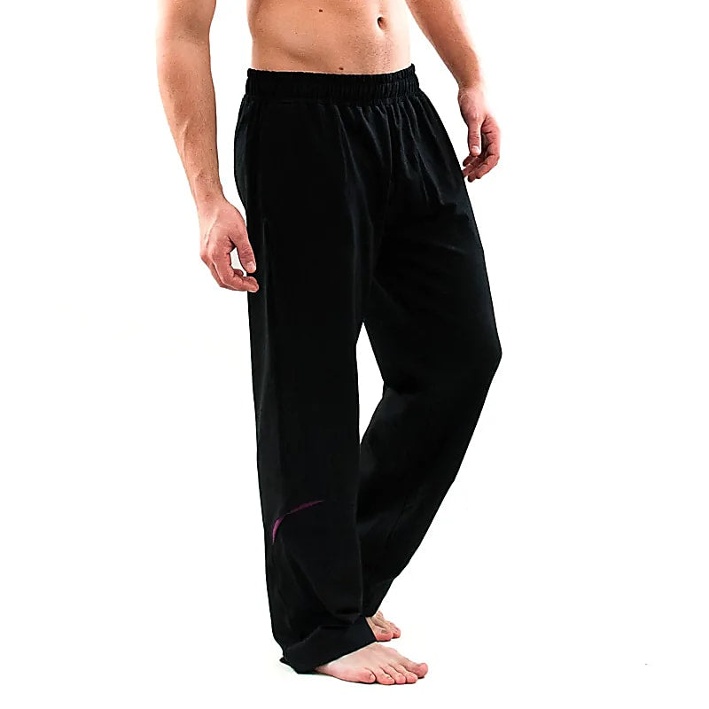 Ανδρική παντελόνα για Γιόγκα  - μακρύ μαύρη     S-M - mykarma.gr