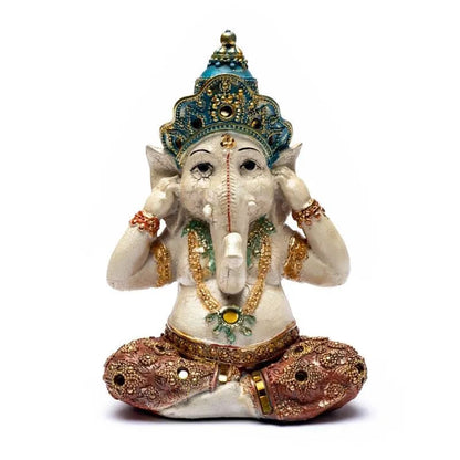 Αγαλμα Ganesh Hear no Evil -Θεός της Τύχης .Διαστάσεις: 15 x 10 x 21 cm Βάρος: 650 g - mykarma.gr