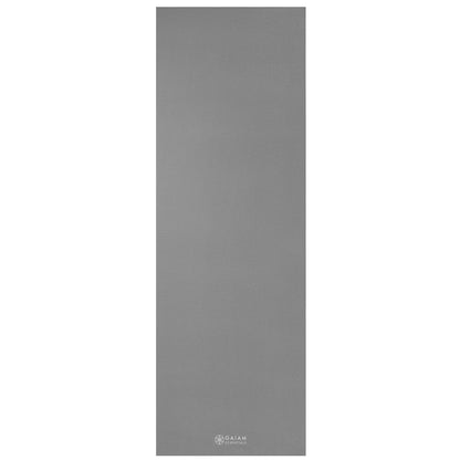 Gaiam Essentials Στρώμα Yoga Grey + Ιμάντας Μεταφοράς Δώρο. Διαστάσεις: Μήκος: 173 εκ Πλάτος: 61 εκ Πάχος: 6 mm - mykarma.gr