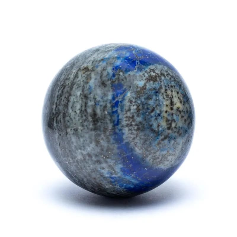 Σφαίρα Λάπις Λάζουλι (Lapis Lazuli) +Σταντ ΔΩΡΟ.Διαστάσεις 5 εκ - mykarma.gr