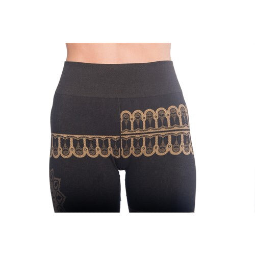 Γιόγκα Κολάν Yoga Pants-Bhakti μαύρο απο Οργανικό Βαμβάκι   S-M   M-L - mykarma.gr