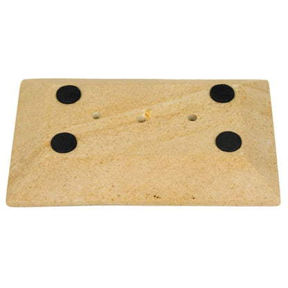 Βάση για σαπούνι από sandstone. Διαστάσεις: 14 x 9 x 2 cm - mykarma.gr