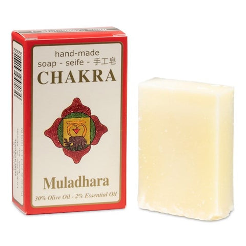 Χειροποίητο Φυσικό Σαπούνι 1 Chakra Muladhara - με αιθέριο έλαιο Πατσουλί (Patchouli) 70g - mykarma.gr