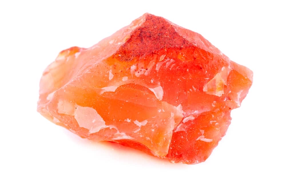 Φυσικό ορυκτό πέτρωμα- Καρνεόλη (Carnelian) ακατέργαστη πέτρα. Βάρος:20γρ Μέγεθος: 2,5-3 εκ. - mykarma.gr