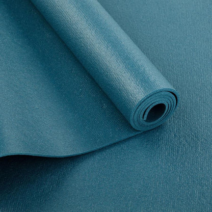 Bodhi στρώμα γιόγκα Premium Rishikesh PVC με δύο ελαστικούς ιμάντες- blue  183 x 60 cm, 4.5 mm - mykarma.gr