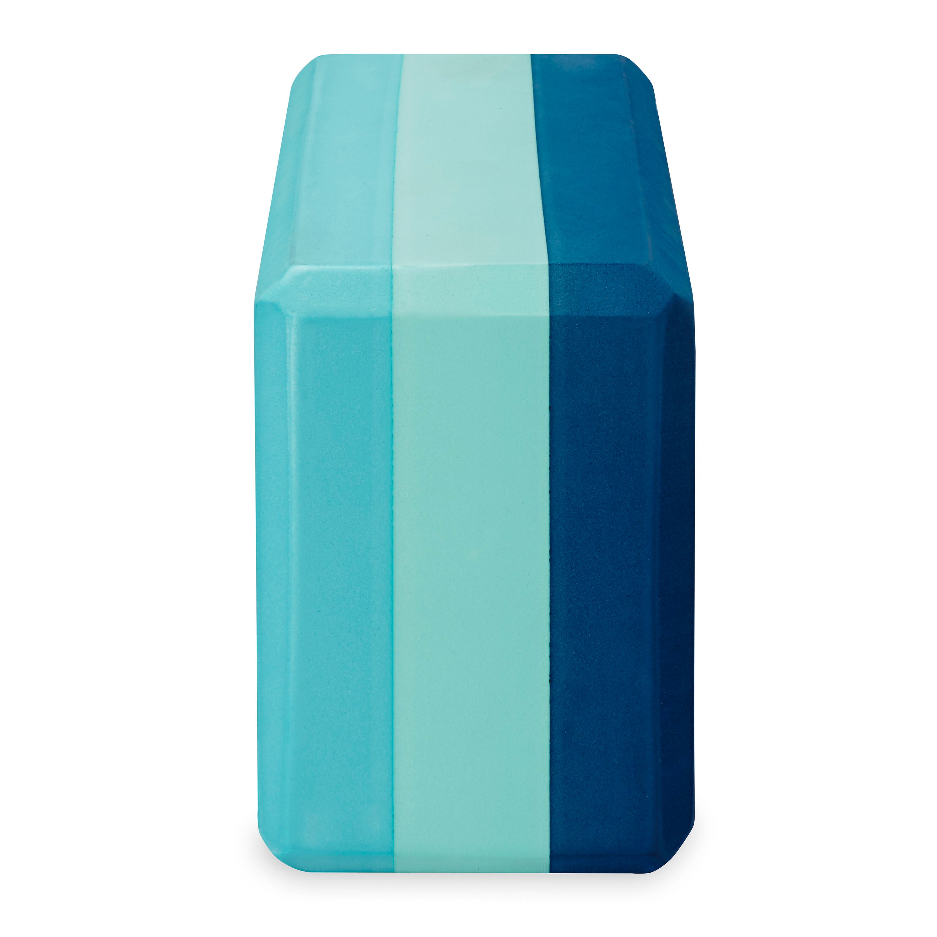 Gaiam -Yoga & Pilates block - τρίχρωμο . Διαστάσεις:23 cm x 15 cm x 10 cm. - mykarma.gr