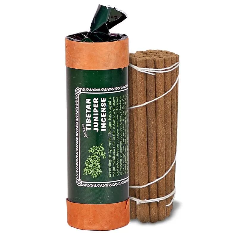 Στικ Tibetan Juniper (Άρκευθος) 30 Στικ & Βάση. Βάρος: 35 g. Χρόνος καύσης 60 λεπτά. - mykarma.gr
