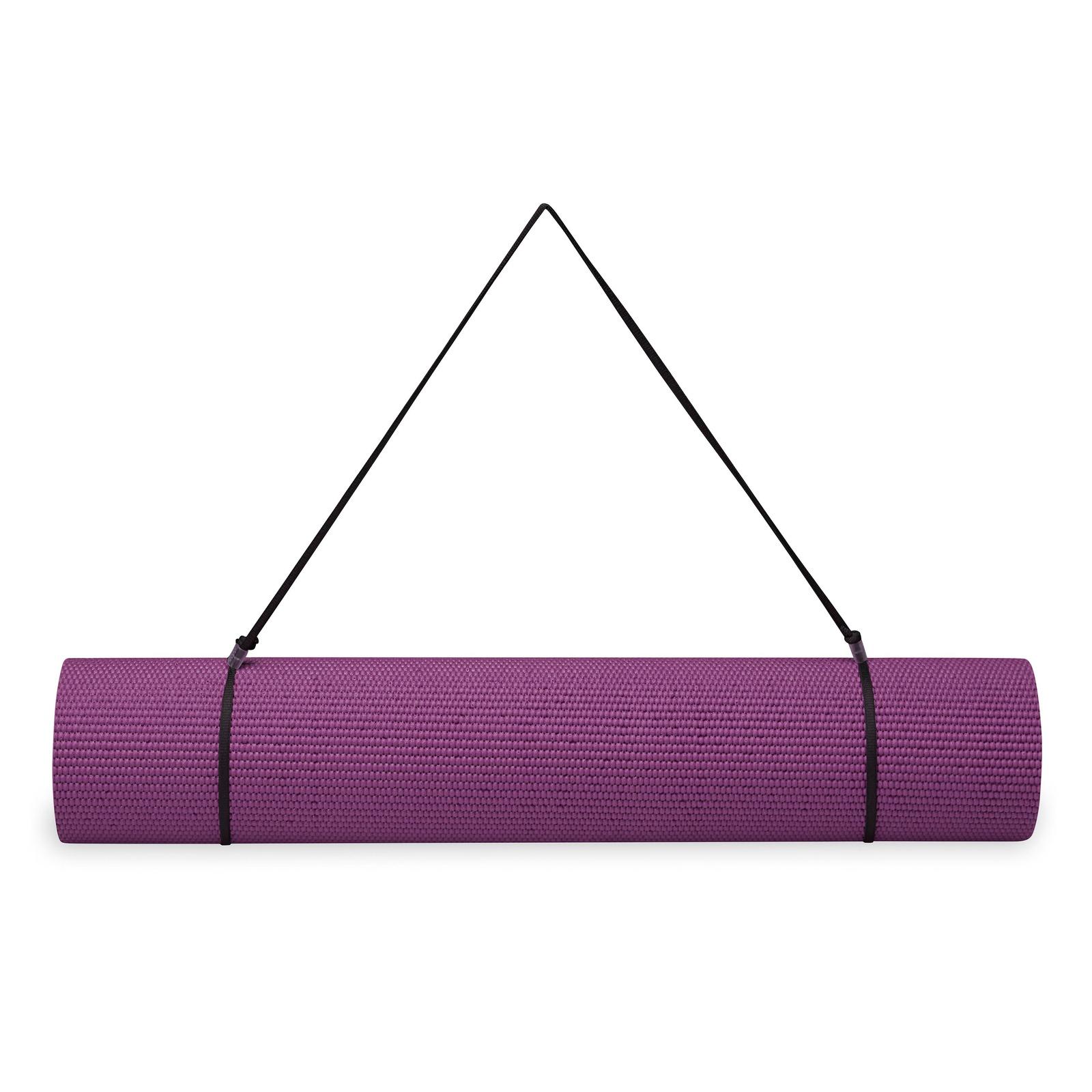Gaiam Essentials Στρώμα Yoga Purple + Ιμάντας Μεταφοράς Δώρο. Διαστάσεις: Μήκος: 173 εκ Πλάτος: 61 εκ Πάχος: 6 mm - mykarma.gr