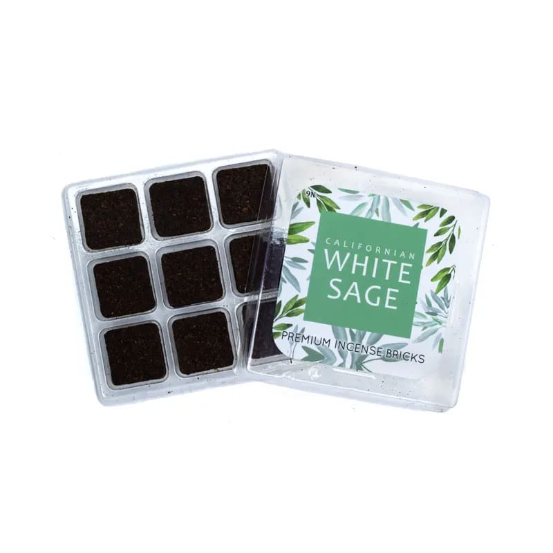 Αρωματικό Κάρβουνο White Sage(Φασκόμηλο) για καυστήρα Aromafume 9 Θυμιάματα/Τούβλα + 1 Δώρο-.Βάρος: 40 g - mykarma.gr