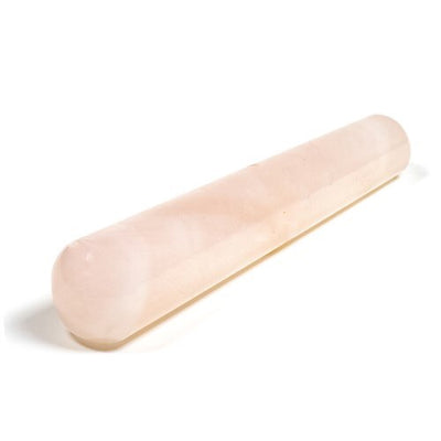 Ροζ Χαλαζίας (Rose Quartz)ραβδί για μασάζ.Διαστάσεις: 9 εκ.Βάρος 35γ. - mykarma.gr