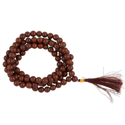 Mala με Κόκκινο Ίασπι-Red Jasper - 108 χάντρες από 0,7 έως 0,8 cm - mykarma.gr