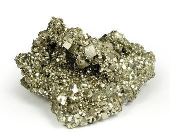 Φυσικό ορυκτό πέτρωμα Πυρίτης (Pyrites).Διαστάσεις 2,5-3 εκ. - mykarma.gr