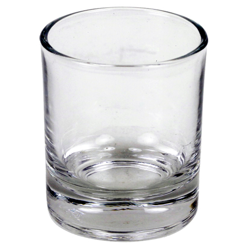 Γυάλινο ποτηράκι για κερί.Διαστάσεις: 6 × 5 εκ. - mykarma.gr