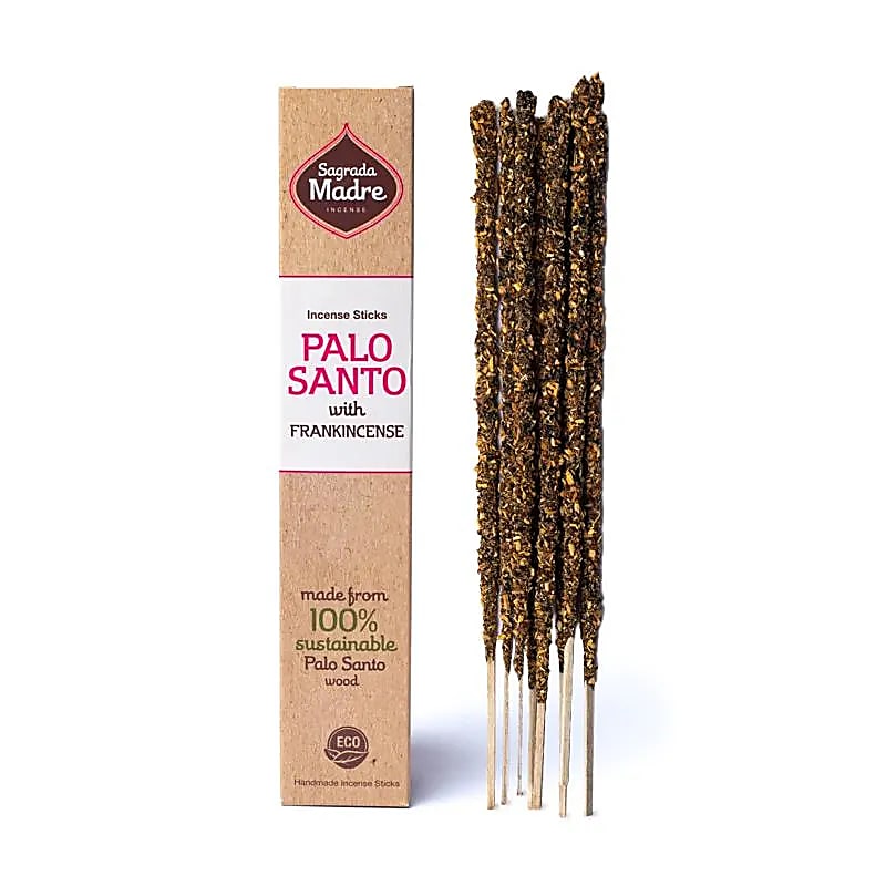 Αρωματικό Στικ - Sagrada Madre - Palo Santo + Λιβάνι(Frankincense) Χρόνος καύσης ανά Στικ ±60 λεπτά  Βάρος:  ±30 gr - mykarma.gr