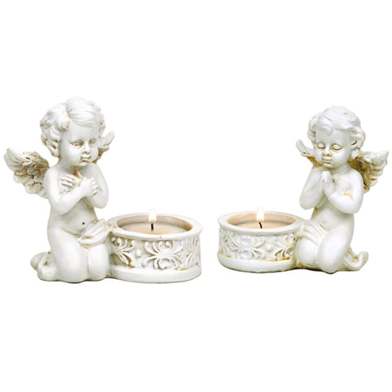 Σετ απο 2 Άγαλματα Αγγέλων Cupido για ρεσώ.Διαστάσεις: 10 × 9 cm. - mykarma.gr