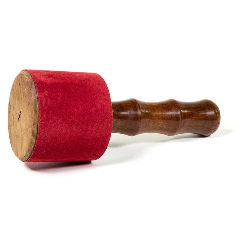 Ραβδι για Singing Bowl -καλυμμένο με σουέντ. Βάρος: 700g. Διαστάσεις: 25 x 10 cm - mykarma.gr