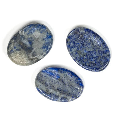Worry πέτρα- Λάπις Λάζουλι (Lapis Lazuli) .Διαστάσεις: 3,9 x 3 εκ.Η συσκευασία περιέχει 1 τεμάχιο. - mykarma.gr