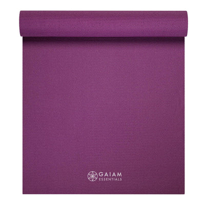 Gaiam Essentials Στρώμα Yoga Purple + Ιμάντας Μεταφοράς Δώρο. Διαστάσεις: Μήκος: 173 εκ Πλάτος: 61 εκ Πάχος: 6 mm - mykarma.gr