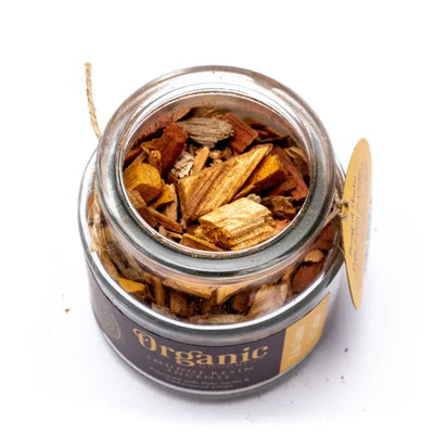 Αρωματικό φυσικό φυτικό θυμίαμα Palo Santo & Κέδρος. Βάρος: 40 g - mykarma.gr
