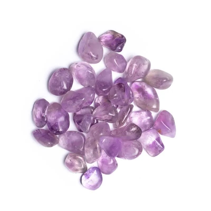 Φυσικό ορυκτό πέτρωμα - Αμέθυστος (Amethyst) γυαλισμένες πέτρες  ±2-3 cm  250g - mykarma.gr