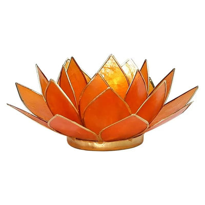 Lotus ατμοσφαιρικό φως -για ρεσω-2ο Chakra    13,5cm - mykarma.gr