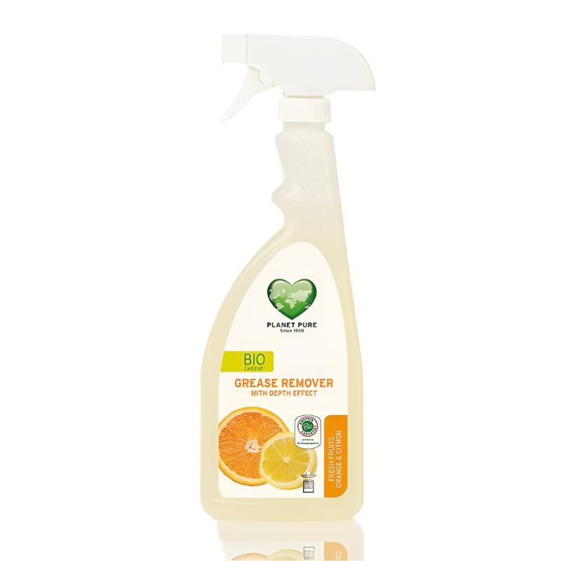 Bio Planet Pure-Οργανικό Καθαριστικό σε σπρέι για λιπαρές επιφάνειες- Fresh Orange & Citron-510ml. - mykarma.gr