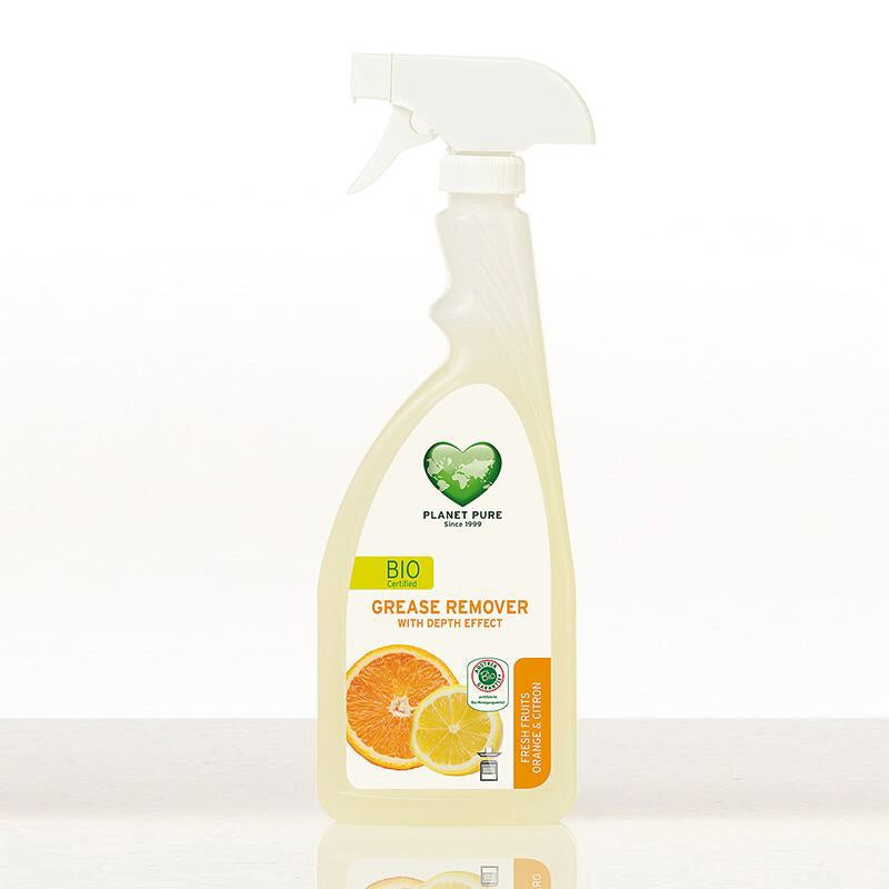 Bio Planet Pure-Οργανικό Καθαριστικό σε σπρέι για λιπαρές επιφάνειες- Fresh Orange & Citron-510ml. - mykarma.gr