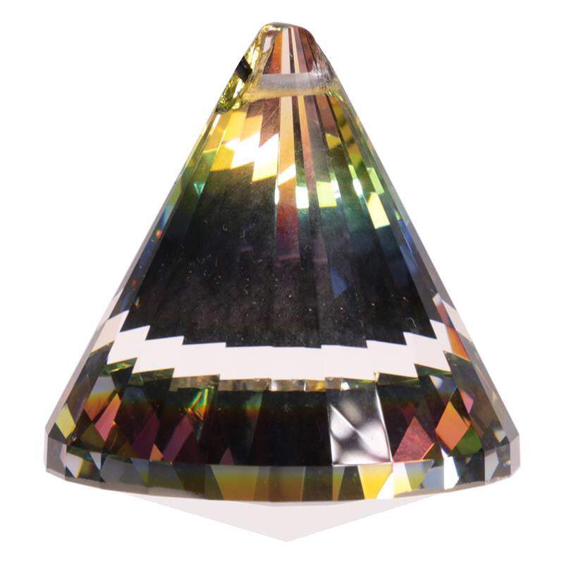 Κρύσταλλοι Feng Shui - Sun Catcher Κρύσταλλο Cone Multicolor AAA Ποιότητα. Μέγεθος 4,2 x 5,3 εκ. - mykarma.gr