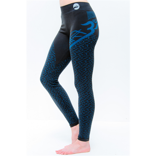 Γιόγκα Κολάν Yoga Pants- Shanti Om μαύρο S-M   M-L. - mykarma.gr